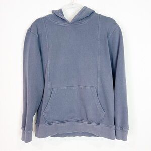 LIFTED ANCHORS BLUE LONG SLEEVE HOODIE SWEATSHIRT MENS LARGE